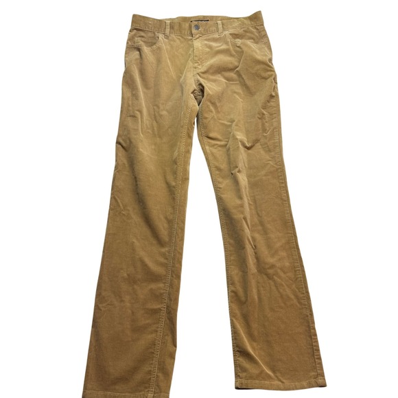 Michael Kors Pants Mens‎ 34 Corduroy Straight Leg Casual Tan Brown - Picture 1 of 7